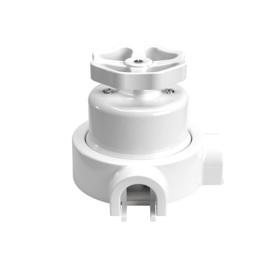 Interruptor porcelana pomo de rueda tubo 20 mm | Fábrica Tu Lámpara