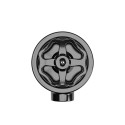 Interruptor porcelana pomo de rueda tubo 20 mm | Fábrica Tu Lámpara