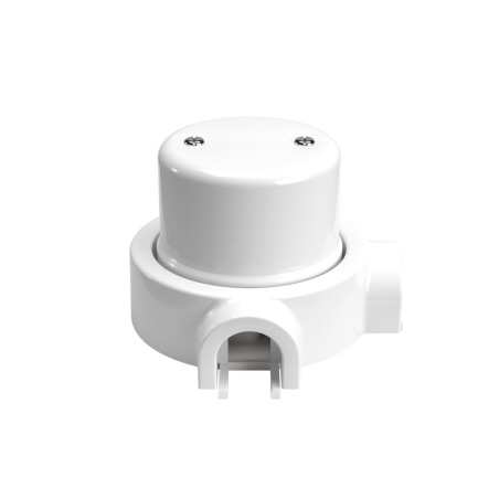 Caja ciega conexiones porcelana para tubo 20 mm | Fábrica Tu Lámpara