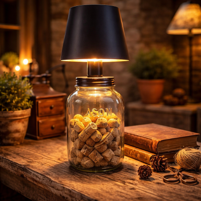 Accesorio LED con luz regulable táctil para hacer lámparas con botellas