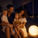 Lámpara globo de polietileno con LED RGB programable uso exterior