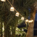 Guirnalda 10 luces LED IP44 carga solar y batería | Fabrica Tu Lámpara