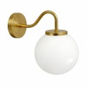 KIT NORD - Aplique de pared retro de latón con globo de