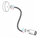 KIT FRAME - Aplique de pared articulado con interruptor