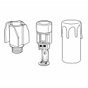 KIT RETRO- Para restaurar portalámparas E14 de vela efecto