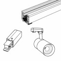 KIT SPACE- Sistema lineal de focos con riel de techo