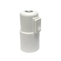 Portalámparas con interruptor E27 blanco para lámparas