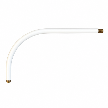 Brazo de metal blanco 200mm x 120mm M10/100