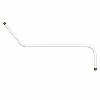 Brazo doble curva de 400mm x 200mm M10/100 blanco