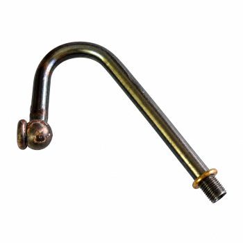 Brazo de hierro tipo codo 65mm x 118mm x 85mm M10/100