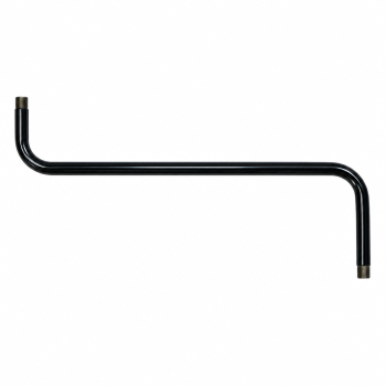 Brazo metal de doble flexión 130mm x 310mm x 60mm M10/100