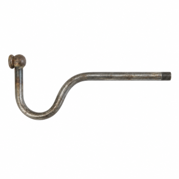 Brazo de hierro con forma de garfio 210mm x 80mm M10/100