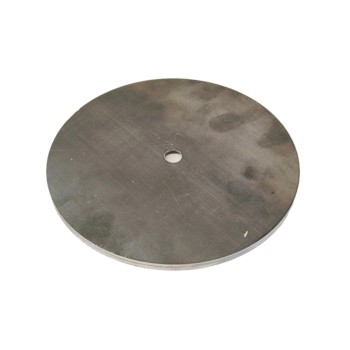 Base ultrafina de Ø160mm x 6mm de altura con taladro central