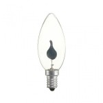 Bombilla flameante efecto vela E14 1W