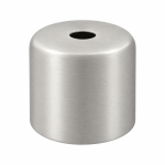 Cubreportalámparas E27 corto Ø42 × 37 mm en tres acabados
