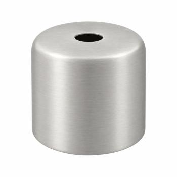 Cubreportalámparas E27 corto Ø42 × 37 mm en tres acabados