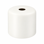 Cubreportalámparas E27 corto Ø42 × 37 mm en tres acabados