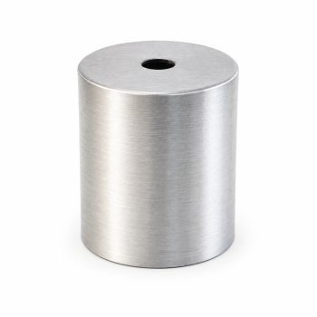 Cubreportalámparas E27 completo de aluminio Ø52 × 60 mm con cuatro acabados