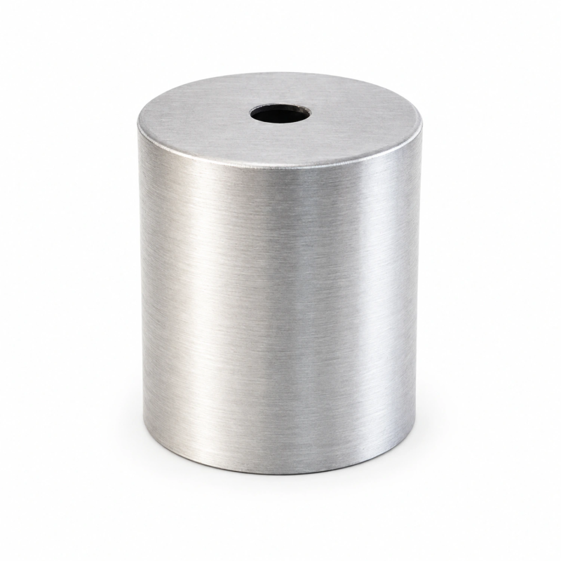 Cubreportalámparas E27 completo de aluminio Ø52 × 60 mm con cuatro acabados