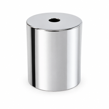 Cubreportalámparas E27 completo de aluminio Ø52 × 60 mm con cuatro acabados