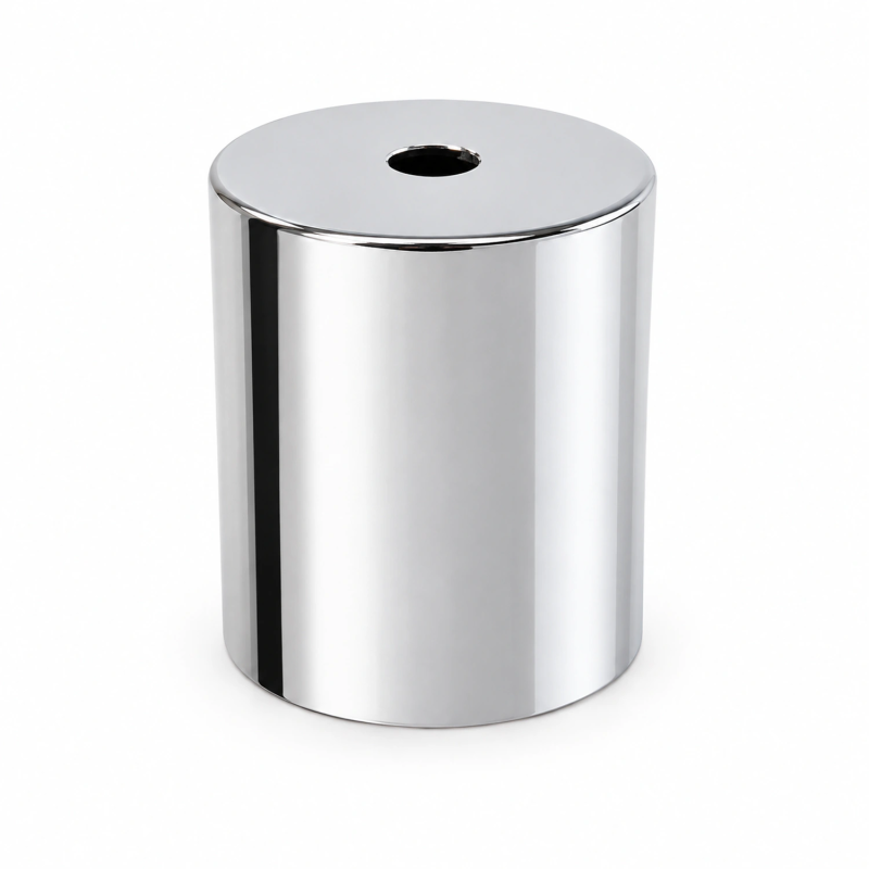 Cubreportalámparas E27 completo de aluminio Ø52 × 60 mm con cuatro acabados