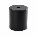 Cubreportalámparas E27 completo de aluminio Ø52 × 60 mm con cuatro acabados