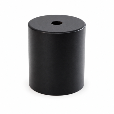 Cubreportalámparas E27 completo de aluminio Ø52 × 60 mm con cuatro acabados