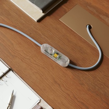 Regulador universal con mando giratorio para lámparas de mesa LED e incandescentes
