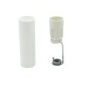 Funda tipo vela de color blanco forma lisa y corta 60mm