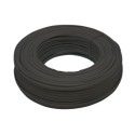 Bobina 100 mts cable eléctrico manguera plana negra