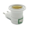 Portalámparas con enchufe e interruptor incorporado