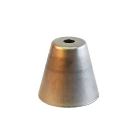 Campana cubrebombillas hierro 54mm x 57mm diámetro