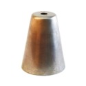 Campana cubrebombillas hierro 83mm x 68mm diámetro