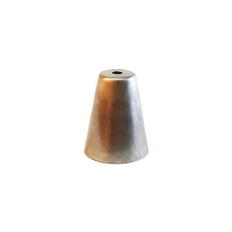 Campana cubrebombillas hierro 83mm x 68mm diámetro