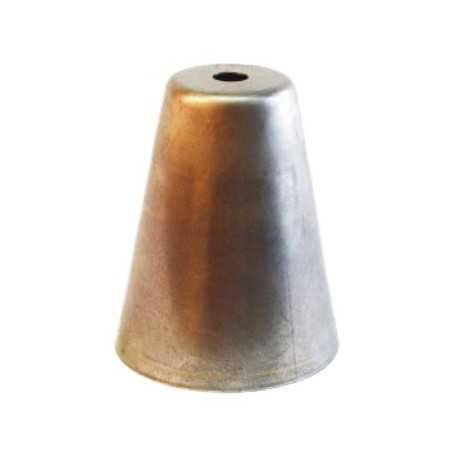 Campana cubrebombillas hierro 83mm x 68mm diámetro