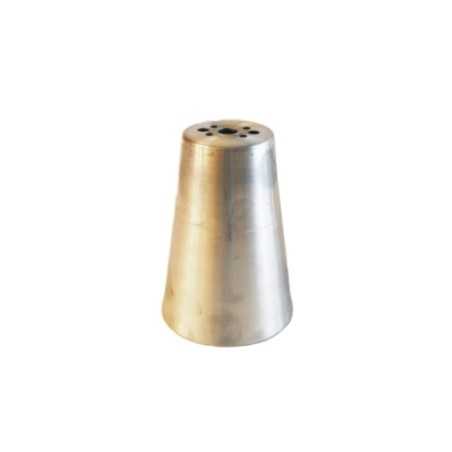 Campana de metal aluminio 110mm alto x 80mm diámetro