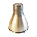 Campana de metal aluminio 150mm alto x 125mm diámetro