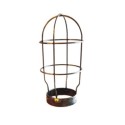 Jaula hierro taller lámparas 105mm diámetro x 210mm alto