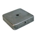 Soporte de hierro para pintar cuadrado 90mm y una salida