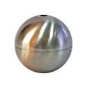 Bola de metal acero mate 60mm para decorar lámparas