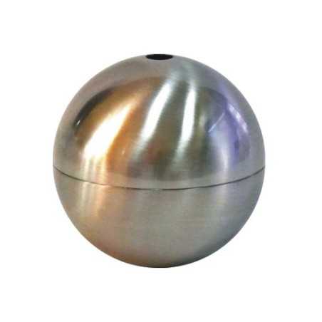 Bola de metal acero mate 60mm para decorar lámparas