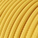 Cable decorativo textil a metros homologado color amarillo