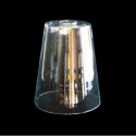 Pantalla cristal transparente 230mm alto x 210mm diámetro