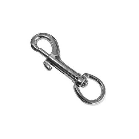Mosquetón con clip y rótula para lámparas 16 x 75mm 3/4"