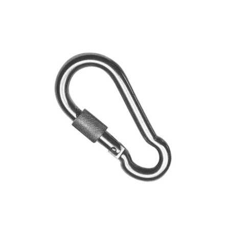 Mosquetón de cierre colgar lámparas 7cm alto x 7mm grosor