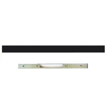 Soporte de metal color negro 1800mm largo x 35mm ancho