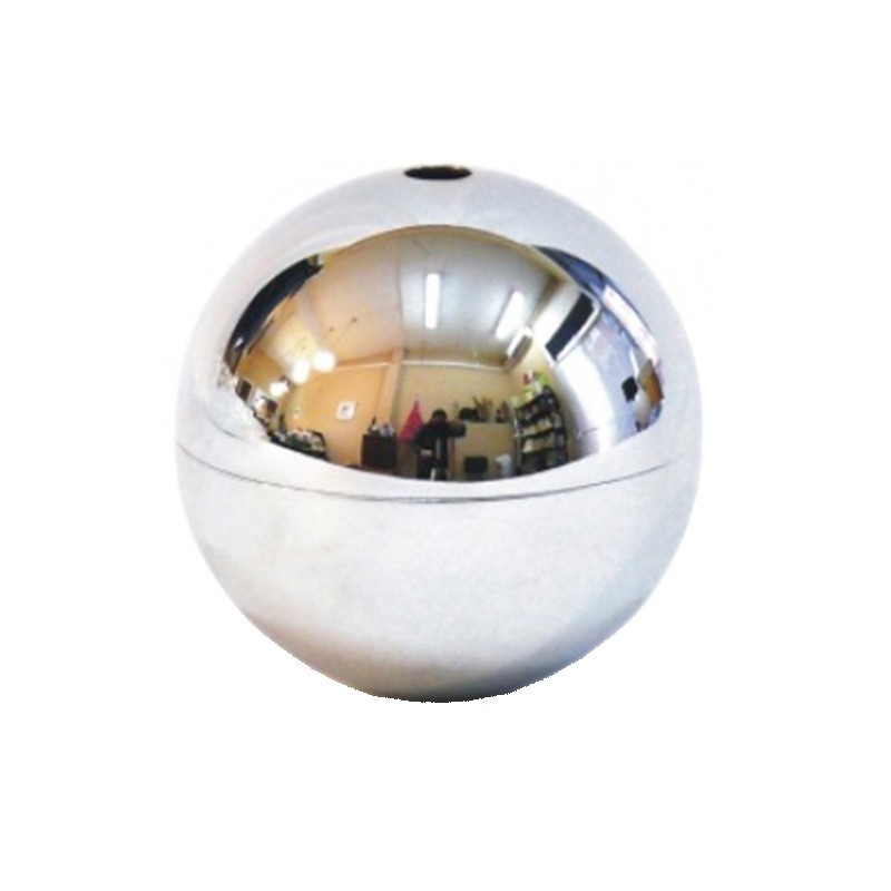 Bola de metal cromado brillo 60mm para decorar lámparas