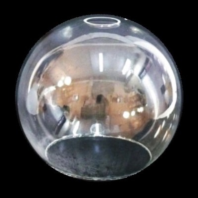 Bola cristal 350mm transparente con salida inferior 270mm