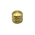Final decorativo latón roscado 12mm diámetro x 11mm alto