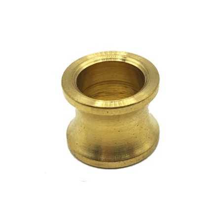 Pasante cilindro de latón de 15mm diámetro x 12mm alto